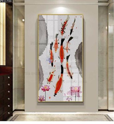 File gốc File tranh đơn lối vào FT21780 (in lụa) tranh mã đáo