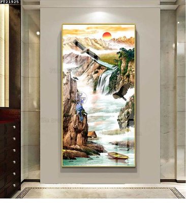 File tranh File tranh đơn lối vào FT21925 (bản gốc) in lụa 3D