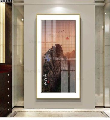 Ảnh mô tả file gốc in mica File tranh đơn lối vào FT21940