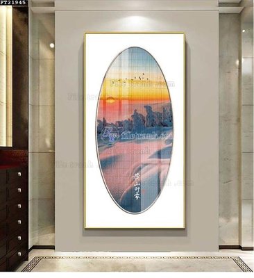 File tranh File tranh đơn lối vào FT21945 (bản gốc) trang trí văn phòng