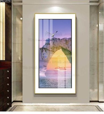 File tranh File in tranh tường đứng lối vào FT21970 (ảnh gốc) sắc nét hoàn hảo