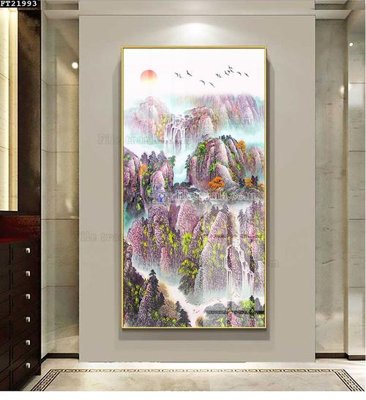 File tranh File in tranh tường đứng lối vào FT21993 (ảnh gốc) in trần nhà