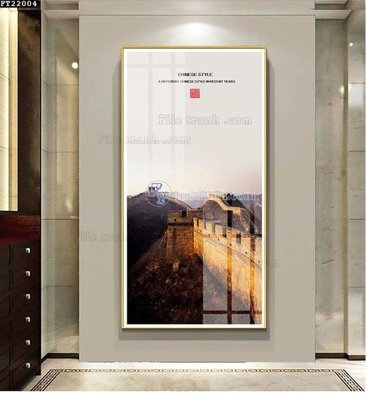 File PSD File in tranh tường đứng lối vào FT22004 (gốc) cho designer
