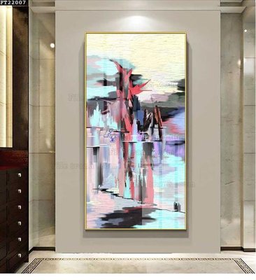 Tải file PSD File in tranh tường đứng lối vào FT22007 (nguyên layer) để in