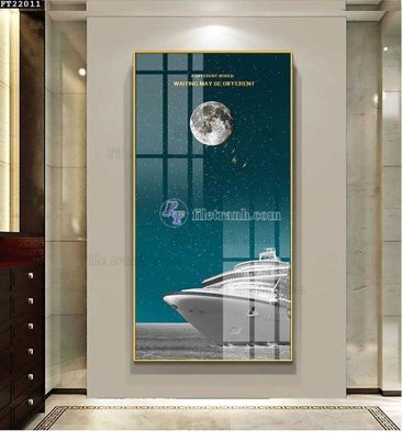 File gốc File in tranh tường đứng lối vào FT22011 (cho in ấn) từ kho Filetranh