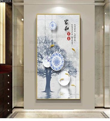 Tải file File in tranh tường đứng lối vào FT22030 (gốc) làm file quảng cáo