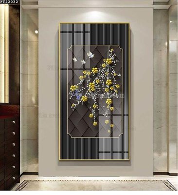 File ảnh File in tranh tường đứng lối vào FT22032 (gốc) cho trang trí nhà hàng