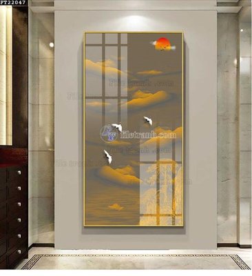File ảnh File in tranh tường đứng lối vào FT22047 (gốc) in backdrop sự kiện