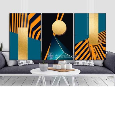 File PSD File tranh hiện đại pha lê gương FT225 (gốc) tách lớp chi tiết