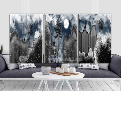 File tranh in tráng gương File tranh hiện đại pha lê gương FT237 (siêu nét)