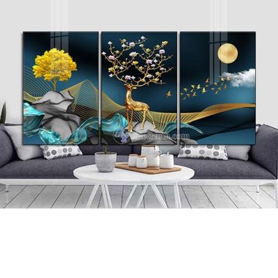 File tranh File tranh hiện đại pha lê gương FT238 (gốc) chủ đề trừu tượng