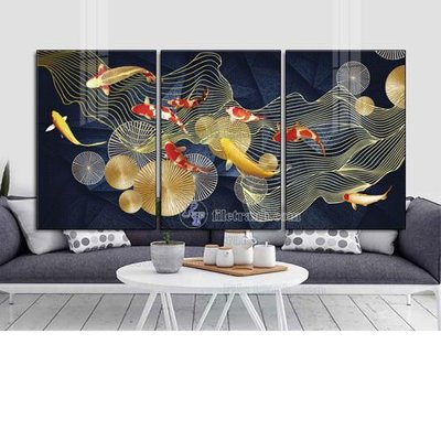 File in trần File tranh hiện đại pha lê gương FT239 (bản gốc) 5D