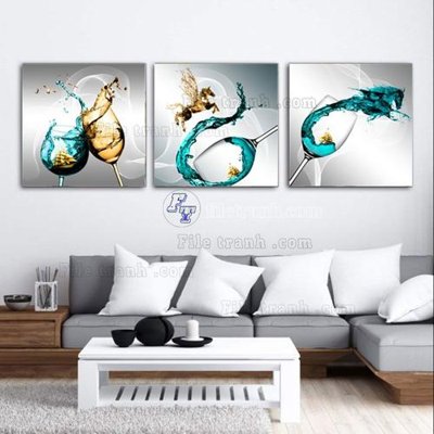 File tranh in mica File tranh hiện đại pha lê gương FT255 (độ phân giải cao)