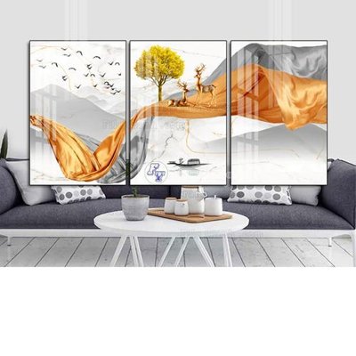 Download file gốc File tranh hiện đại pha lê gương FT281 (in lụa) hoa lá