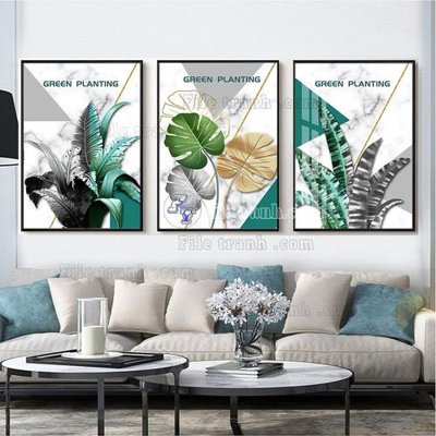 File ảnh gốc File tranh hiện đại pha lê gương FT292 (chuyên in mica)