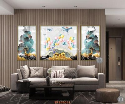 File ảnh File tranh hiện đại pha lê gương hot FT300051 (gốc) in PP, decal