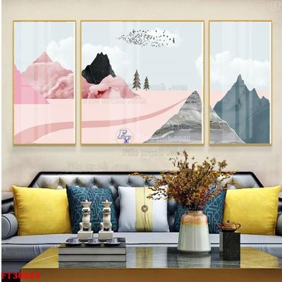 File in mica File tranh bộ hiện đại FT30024 (bản gốc) sắc sảo