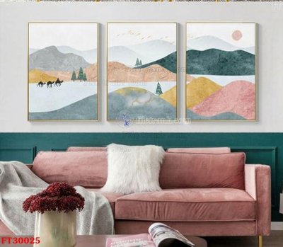 Tải file gốc File tranh bộ hiện đại FT30025 (bản PSD) đầy đủ layer