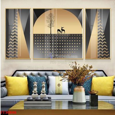 Tải file File tranh bộ hiện đại FT30046 (gốc) làm file tranh quảng cáo