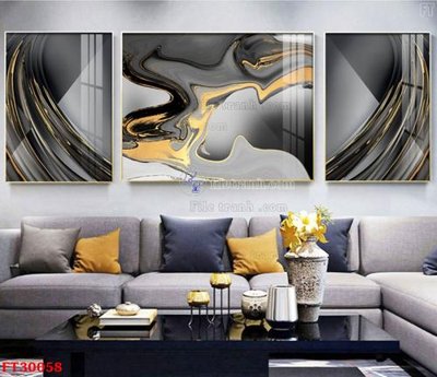 Mua file gốc File tranh bộ hiện đại FT30058 (chất lượng) tại Filetranh.com