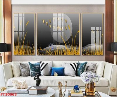 Tải file File tranh bộ hiện đại FT30063 (gốc) in nhanh