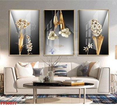 File gốc File tranh bộ hiện đại FT30077 (in mica) làm bảng hiệu