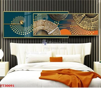 File tranh File tranh bộ hiện đại FT30091 (ảnh gốc) in trần 3D