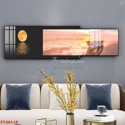 File gốc File tranh bộ hiện đại FT30118 (ảnh chi tiết) để in ấn