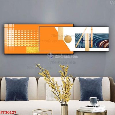 File in trần File tranh bộ hiện đại FT30127 (bản gốc) bầu trời