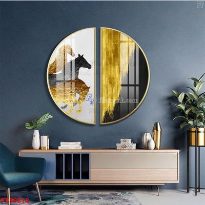 File gốc File tranh bộ hiện đại FT30212 (in mica) làm quà tặng