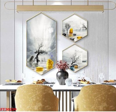 Tải file gốc File tranh bộ hiện đại FT30229 (bản PSD) chỉnh sửa được