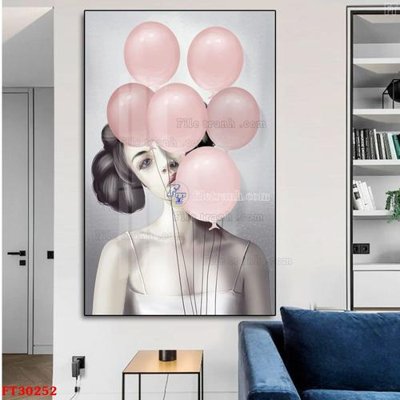 File gốc File tranh bộ hiện đại FT30252 (ảnh chi tiết) để in trần