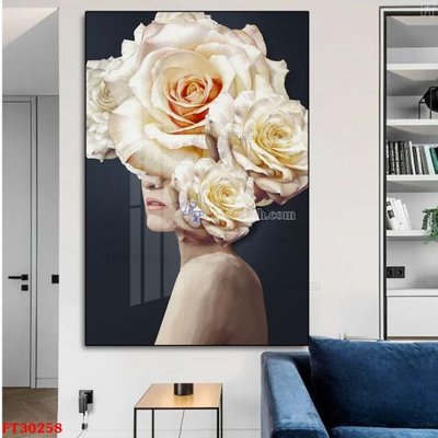 File tranh File tranh bộ hiện đại FT30258 (bản gốc) in lụa 5D