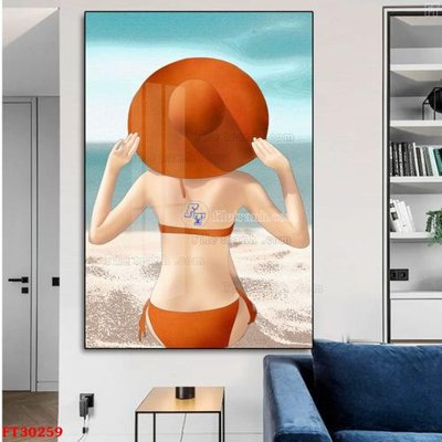 File in ấn File tranh bộ hiện đại FT30259 (bản gốc) sắc nét