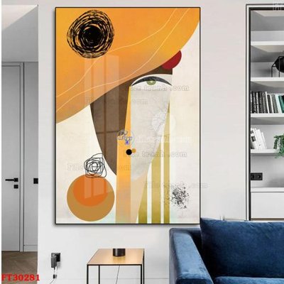 File ảnh File tranh bộ hiện đại FT30281 (gốc) in standee