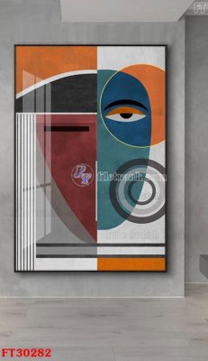 File gốc File tranh bộ hiện đại FT30282 (trang trí) phòng làm việc