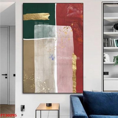 File in ấn File tranh bộ hiện đại FT30295 (bản gốc) cao cấp