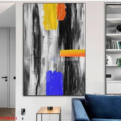 File in trần File tranh bộ hiện đại FT30311 (bản gốc) phong cảnh