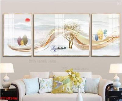 Mua file gốc File tranh bộ hiện đại FT30346 (in ấn) tại Filetranh.com