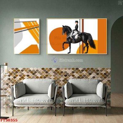 File tranh File tranh bộ hiện đại FT30355 (bản gốc) treo tường