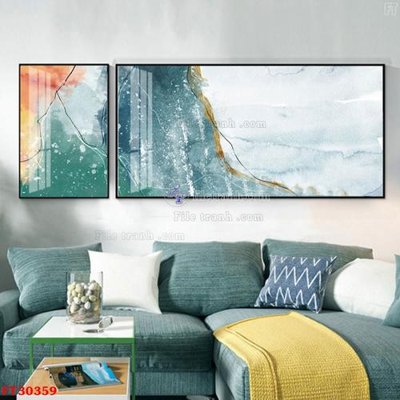 File tranh File tranh bộ hiện đại FT30359 (ảnh gốc) sắc nét hoàn hảo