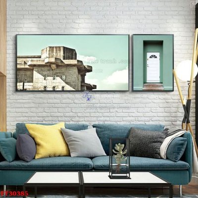 File gốc File tranh bộ hiện đại FT30385 (ảnh chi tiết) để in lụa