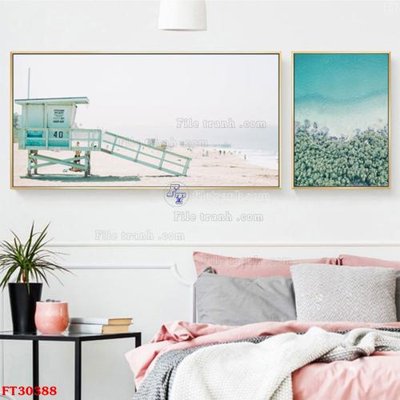 File in mica File tranh bộ hiện đại FT30388 (ảnh gốc) đẹp