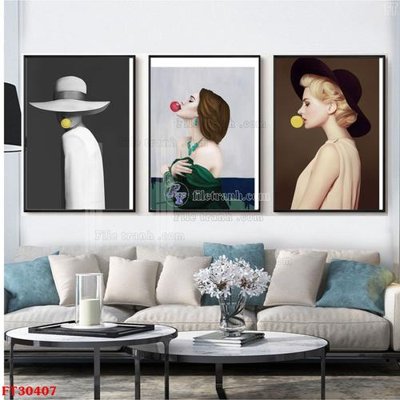 File in trần File tranh bộ hiện đại FT30407 (bản gốc) đại dương