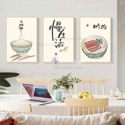 Tải về hình ảnh gốc File tranh bộ hiện đại FT30436 sắc nét