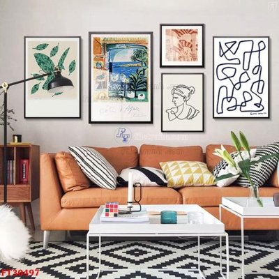 File in ấn cao cấp File tranh bộ hiện đại FT30497 (file gốc)