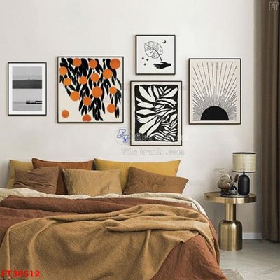 File gốc File tranh bộ hiện đại FT30512 (phong cách) cổ điển