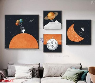 Tải file File tranh bộ hiện đại FT30545 (gốc) in nhanh