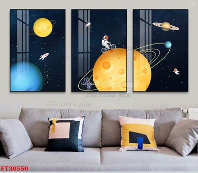 File gốc File tranh bộ hiện đại FT30550 (phong cách) tối giản