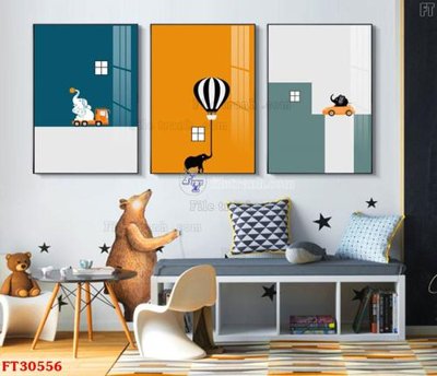 Download file File tranh bộ hiện đại FT30556 (chất lượng in ấn)